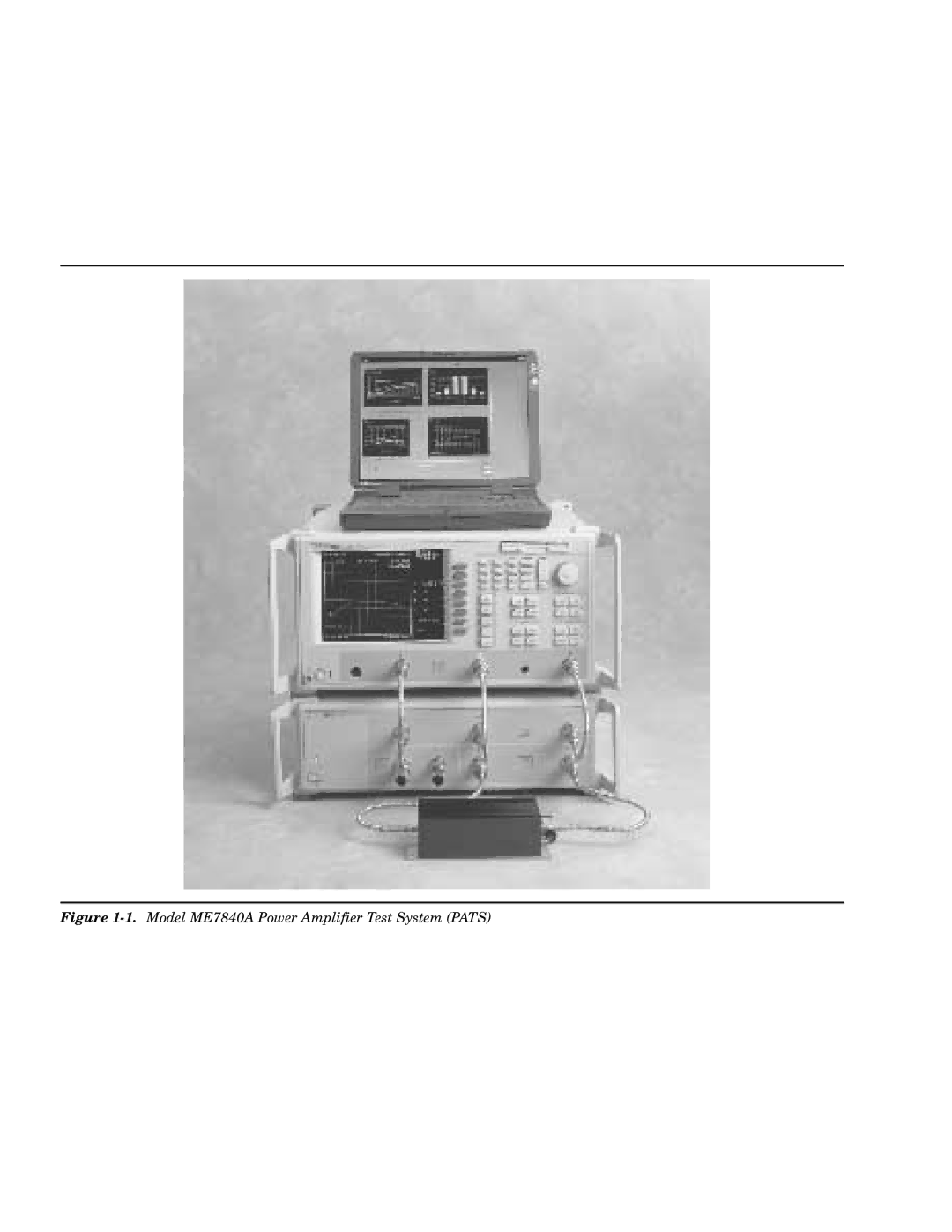 Anritsu manual Model ME7840A Power Amplifier Test System Pats 