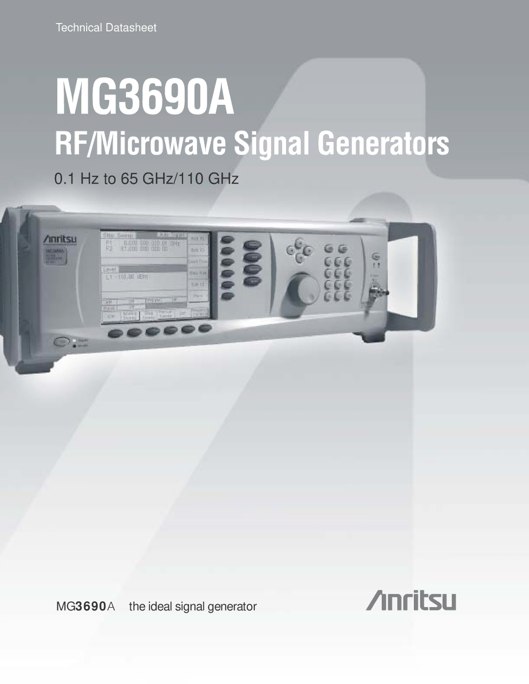 Anritsu MG3690A manual 