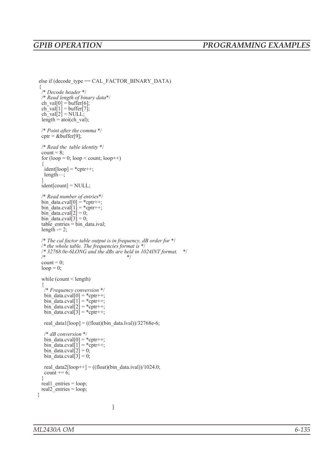 Anritsu operation manual ML2430A OM 135 