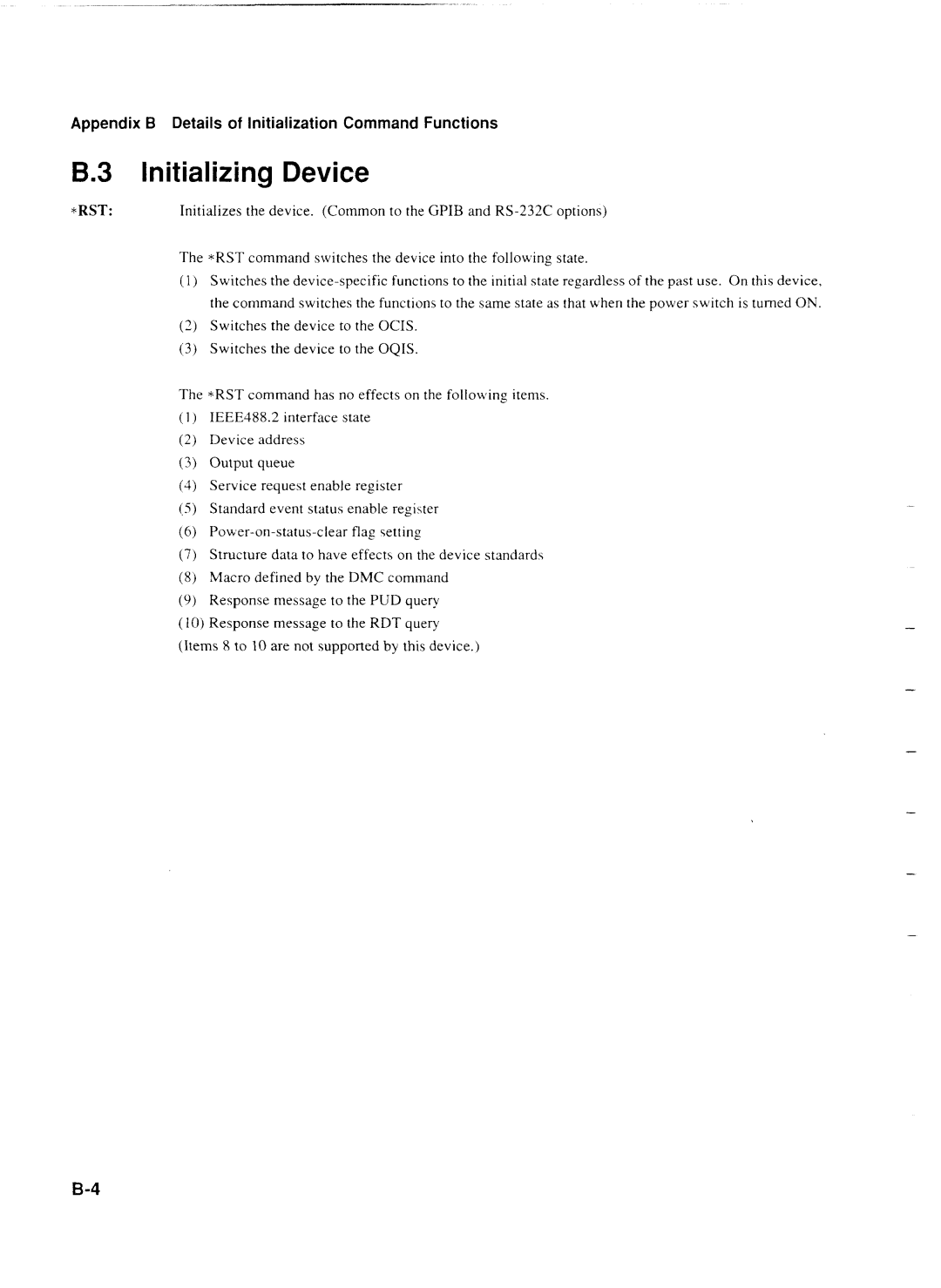 Anritsu MP1777A operation manual Initializing Device 