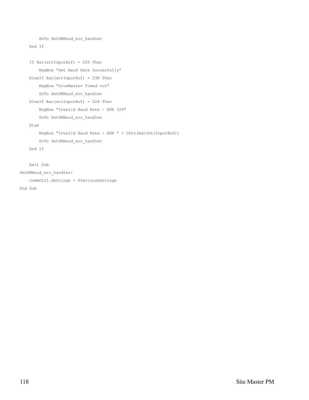 Anritsu S331D, S332D manual Site Master PM 