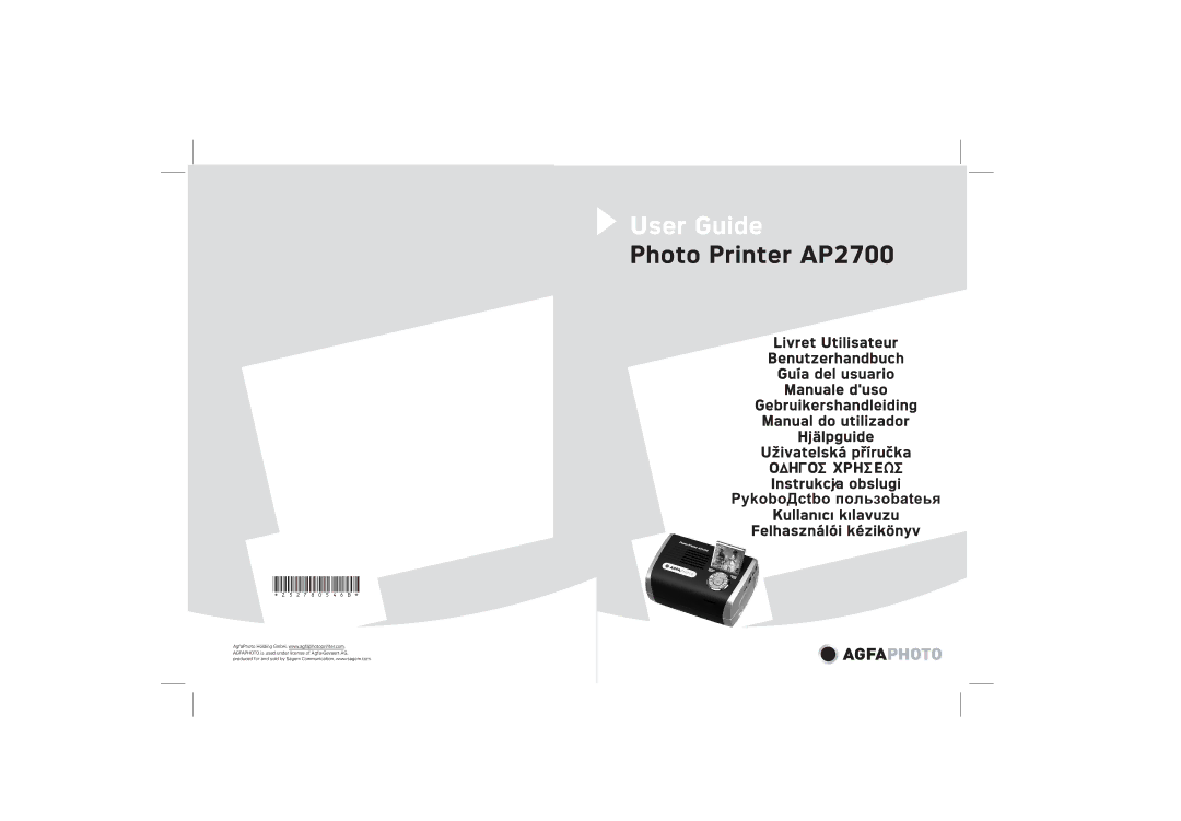 Ansco AP2700 manual User Guide 