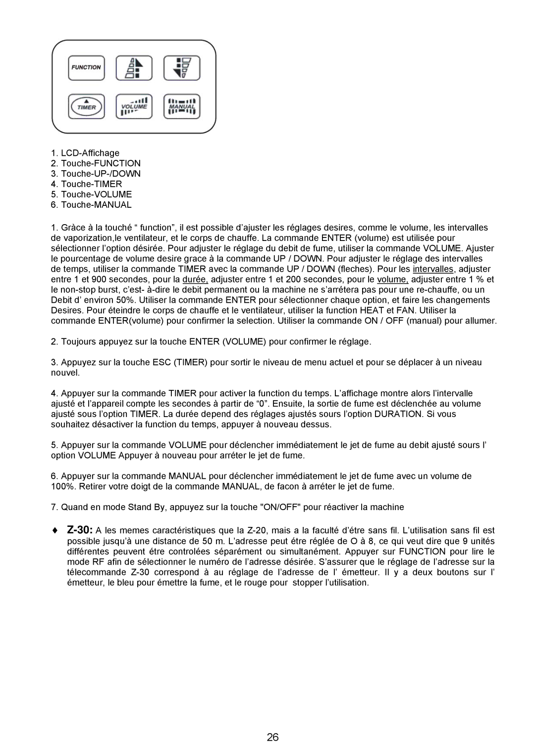 Antari Lighting and Effects Z-3000II user manual 