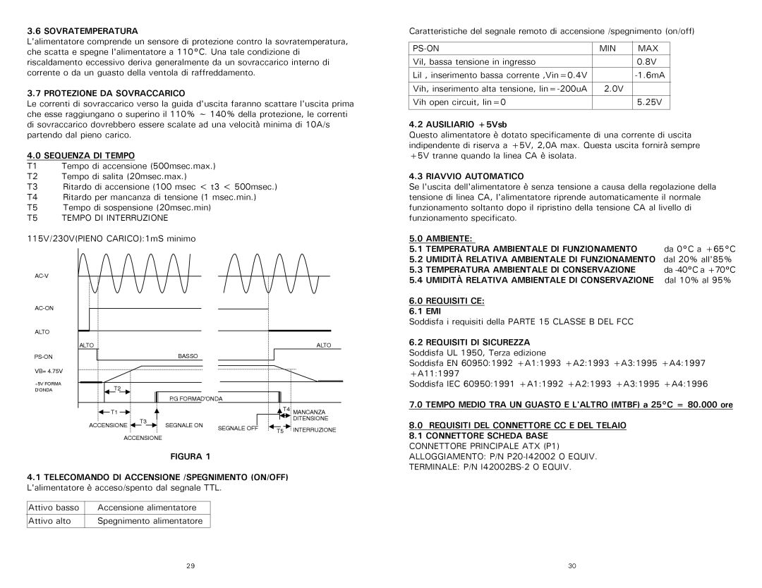 Antec 350 Sovratemperatura, Protezione DA Sovraccarico, Sequenza DI Tempo, Riavvio Automatico, Ambiente, Requisiti CE 