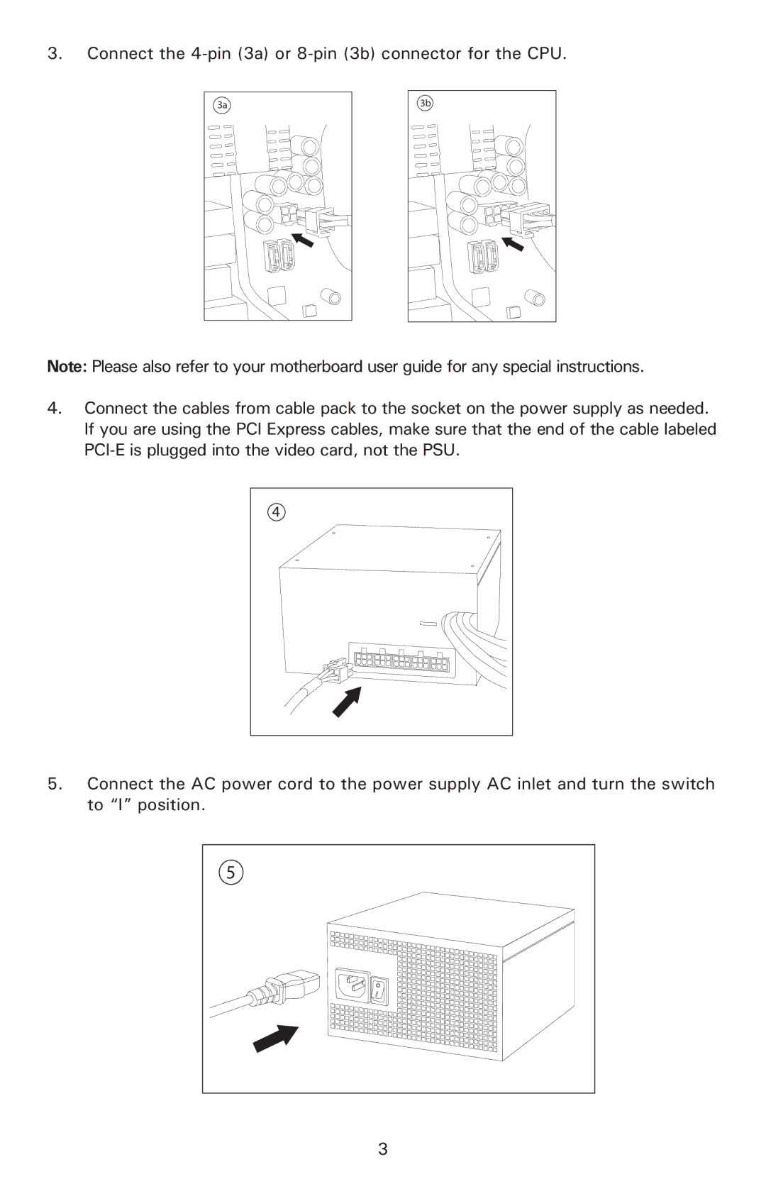 Antec 500, 650, 550, 430 user manual 