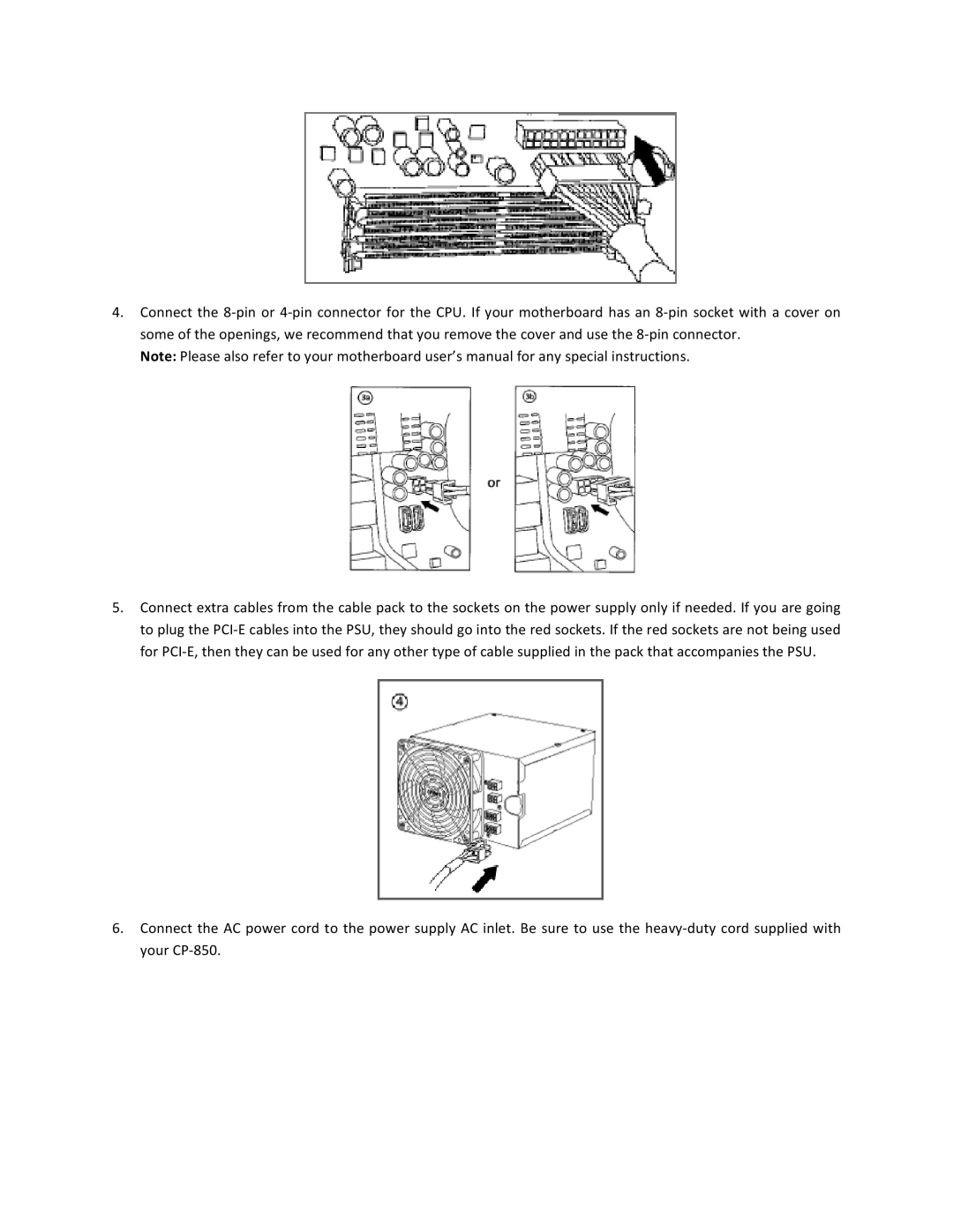 Antec CP-850 user manual 