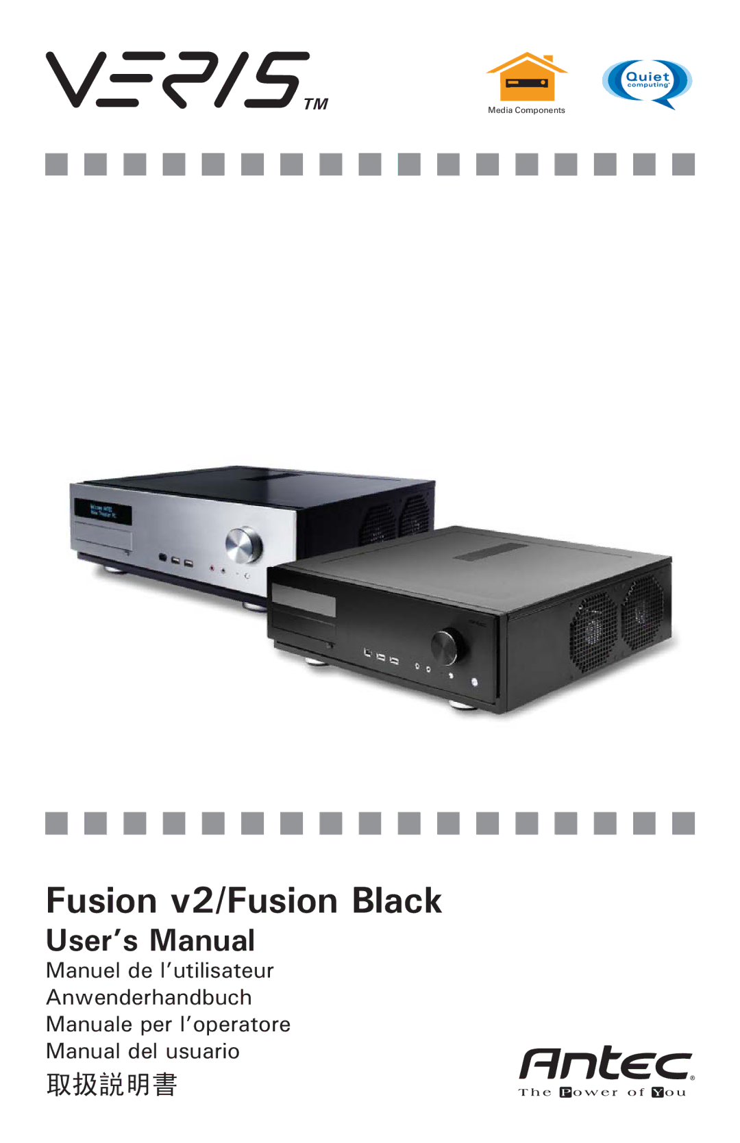 Antec user manual Fusion v2/Fusion Black 