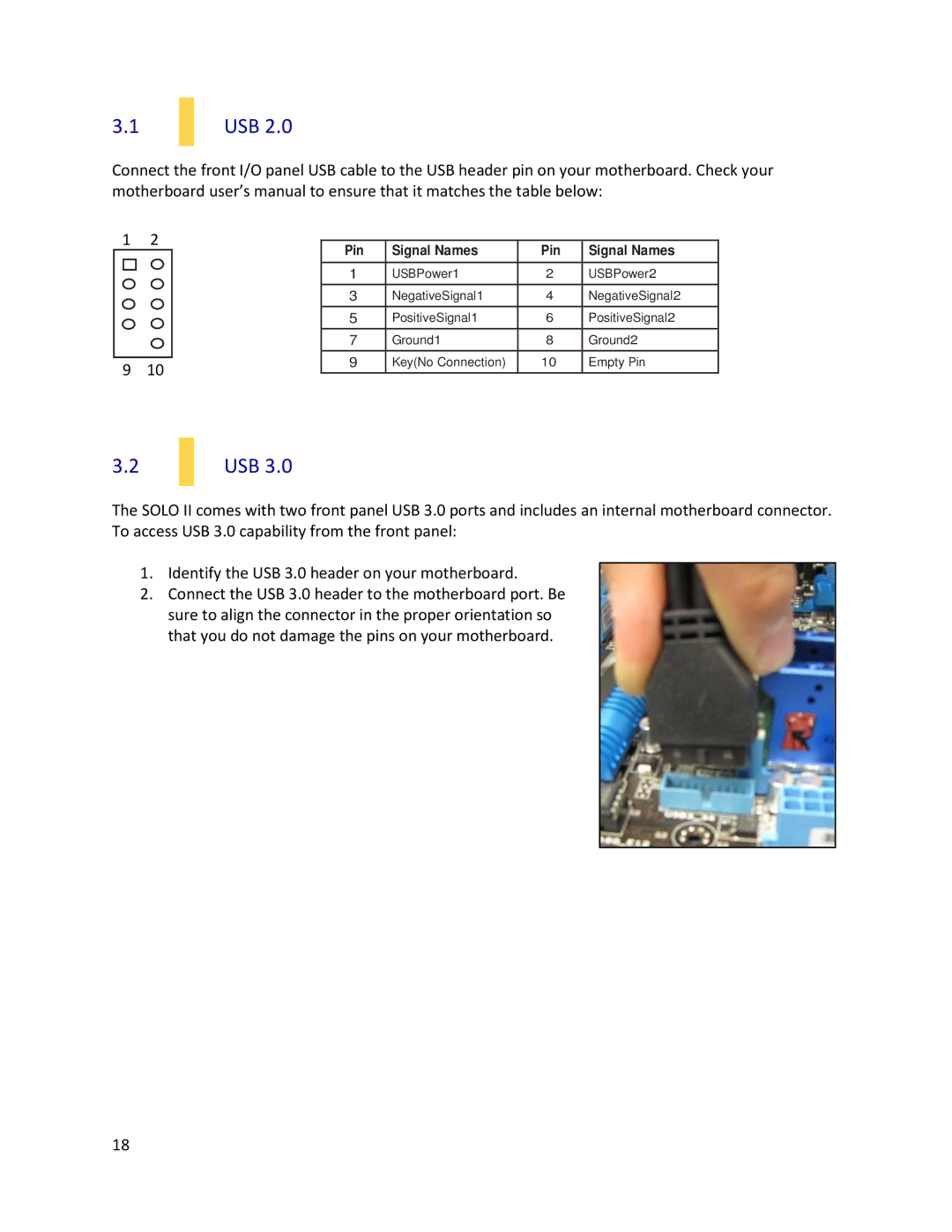 Antec P280 user manual Usb 