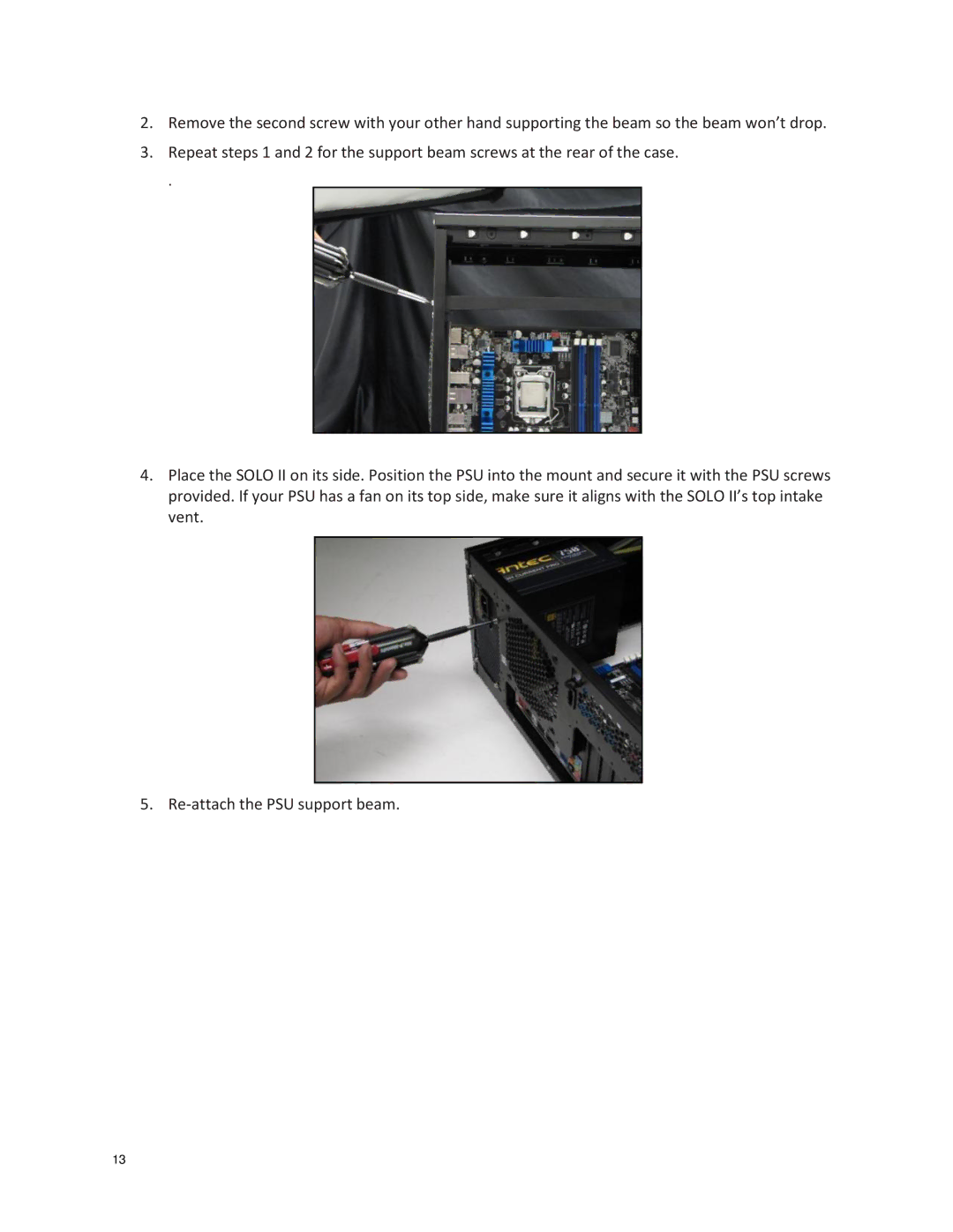 Antec SOLO II user manual 