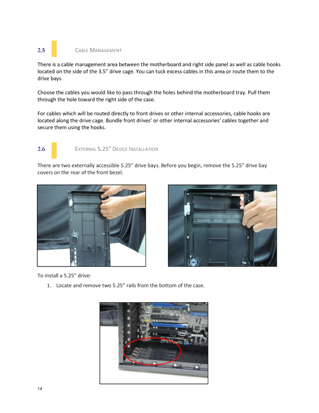 Antec SOLO II user manual Cable Management 