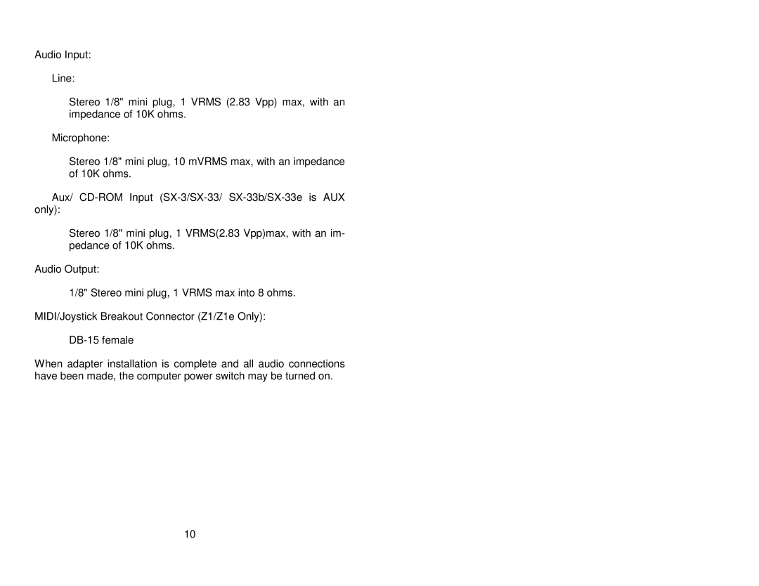 Antex electronic SX-33E, SX-33B user manual 