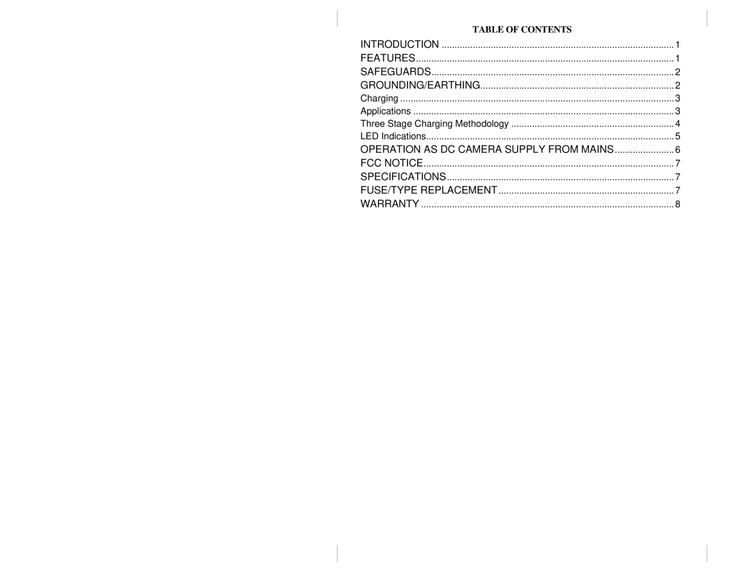 Anton/Bauer T2 owner manual Operation AS DC Camera Supply from Mains 