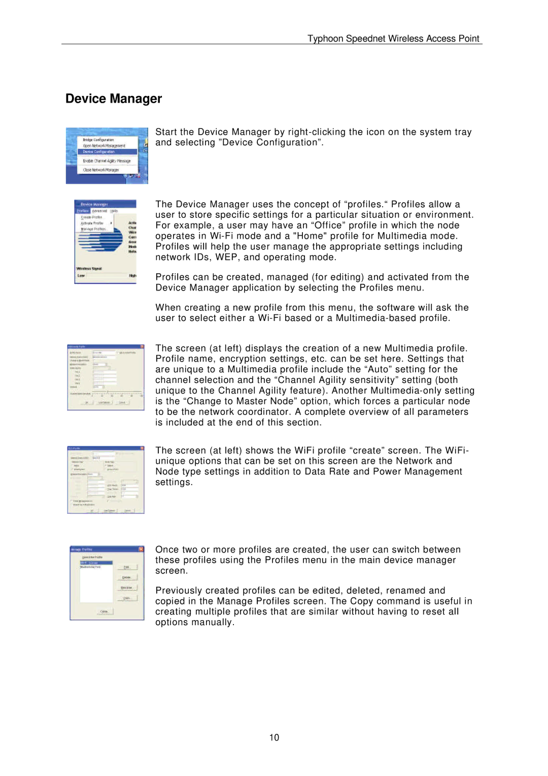 ANUBIS Wireless Access Point instruction manual Device Manager 