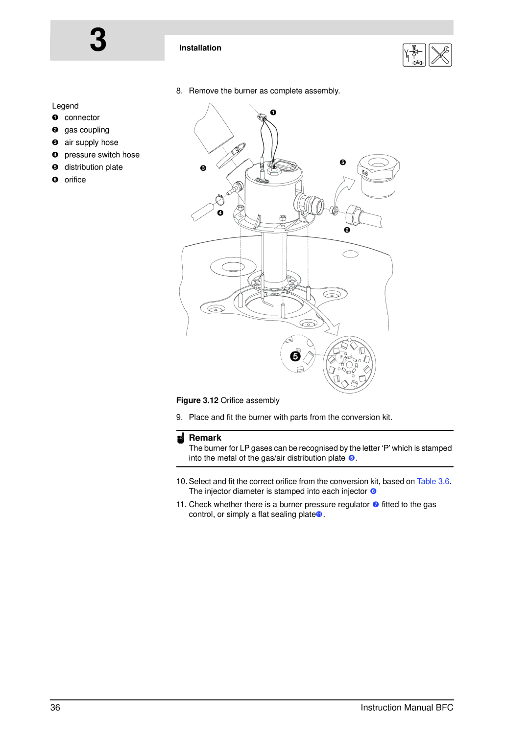 A.O. Smith 28 30 50 60 service manual Remove the burner as complete assembly 