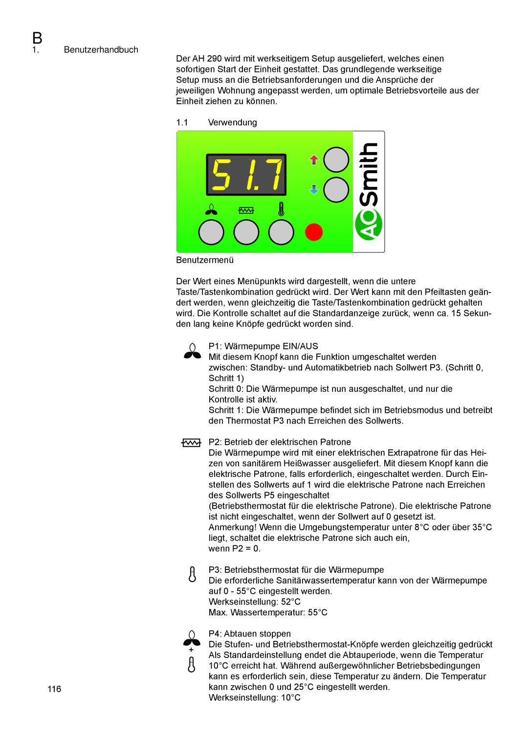 A.O. Smith 290 service manual Benutzerhandbuch 