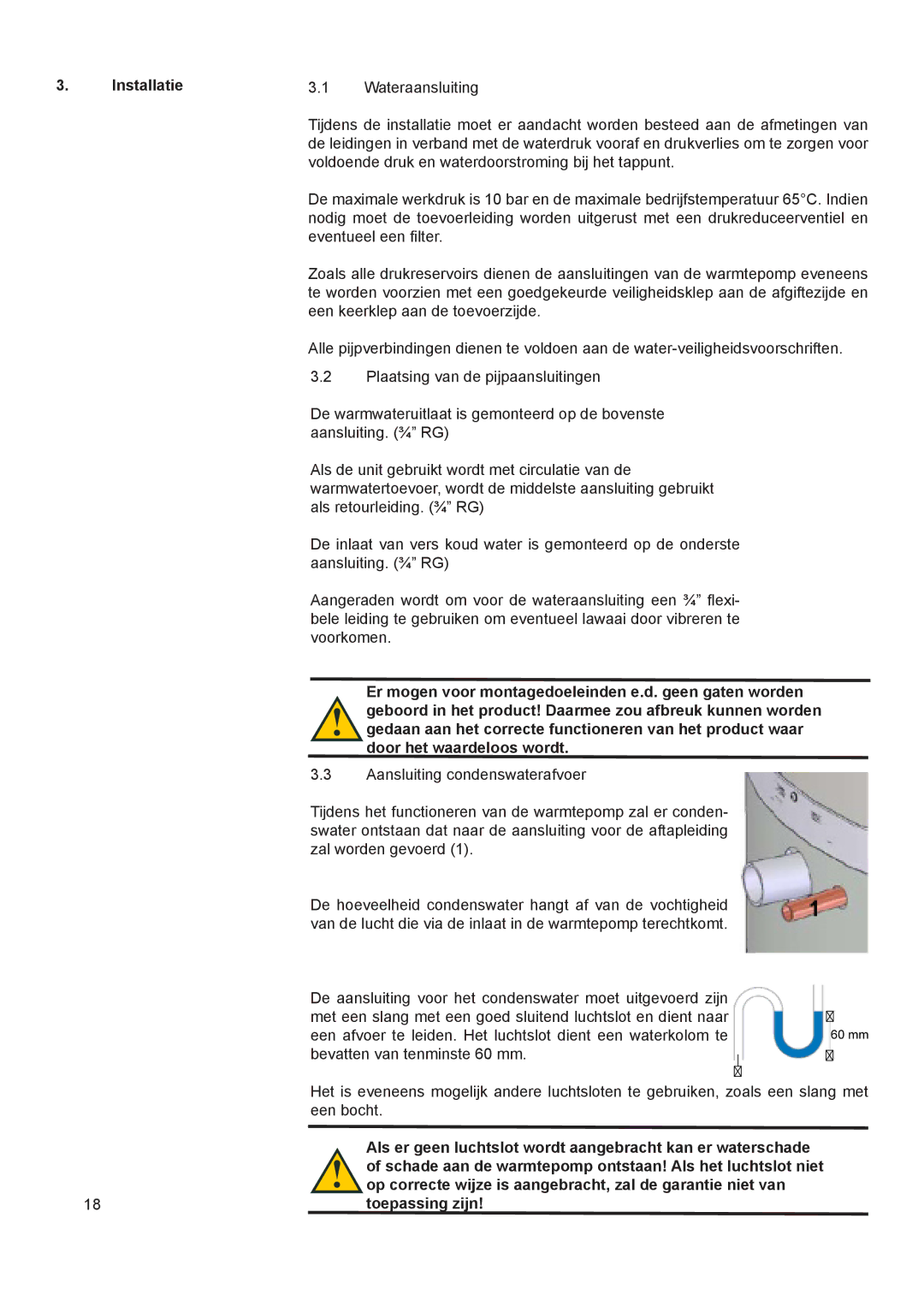 A.O. Smith 290 service manual Installatie 