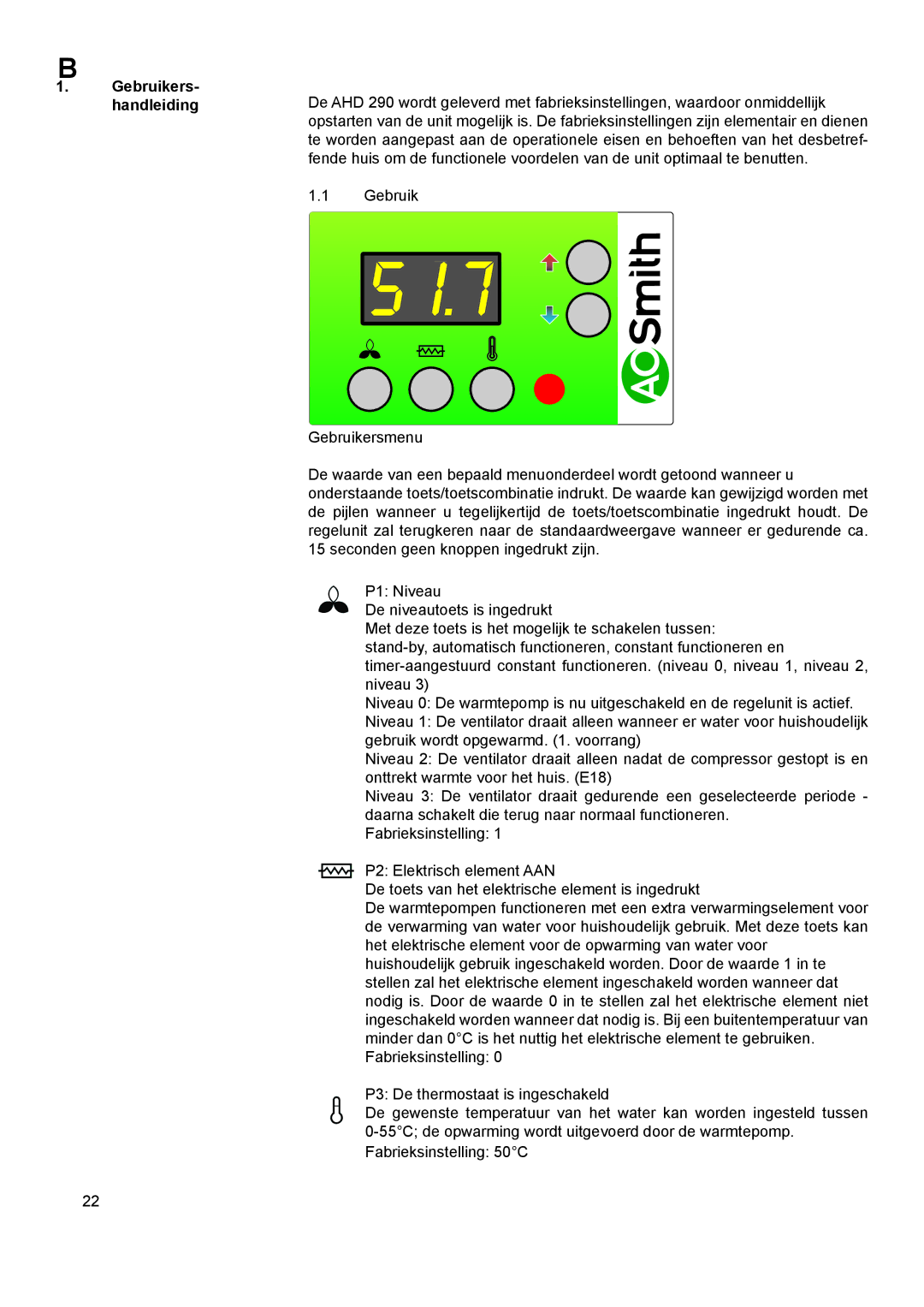 A.O. Smith 290 service manual Gebruikers- handleiding 