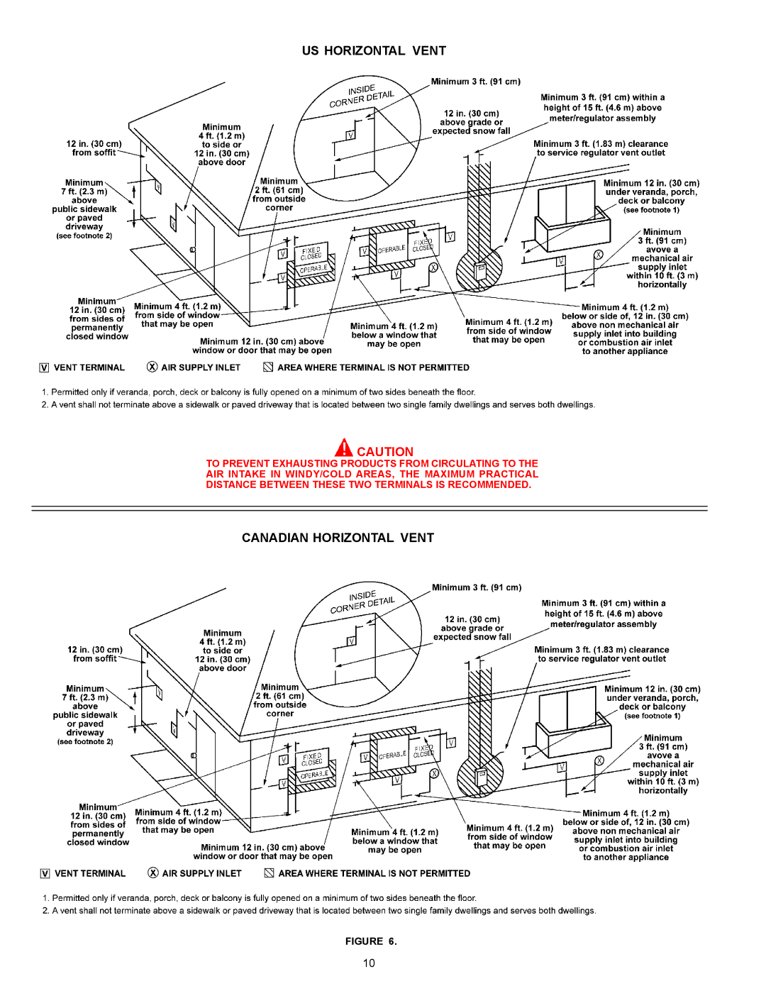 A.O. Smith 500A, 300A warranty US Horizontal Vent 