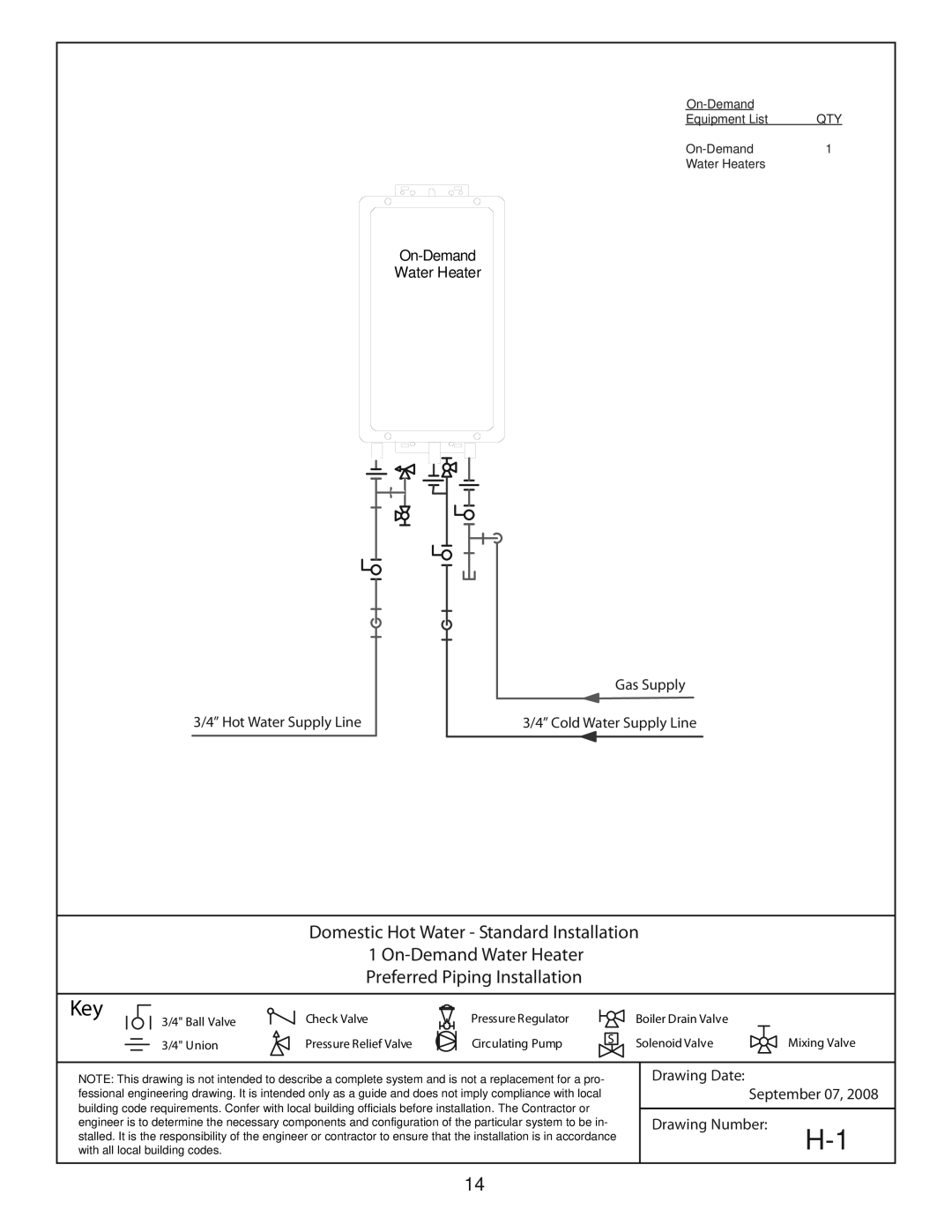 A.O. Smith 305 Series 100, 505 Series 100, 705 Series 100, 186965-001 manual Key 