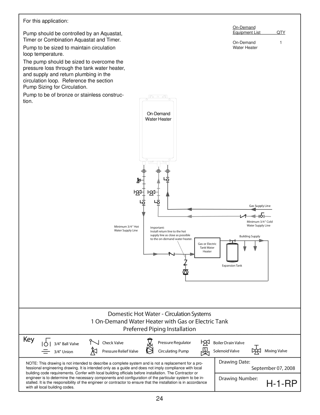 A.O. Smith 505 Series 100, 705 Series 100, 305 Series 100, 186965-001 manual For this application 