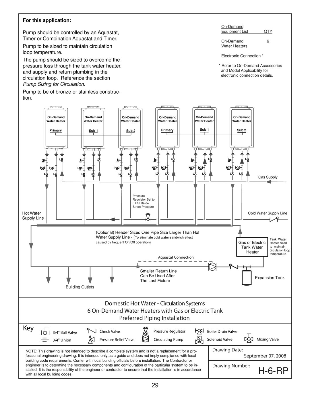 A.O. Smith 705 Series 100, 505 Series 100, 305 Series 100, 186965-001 manual Aquastat Connection 