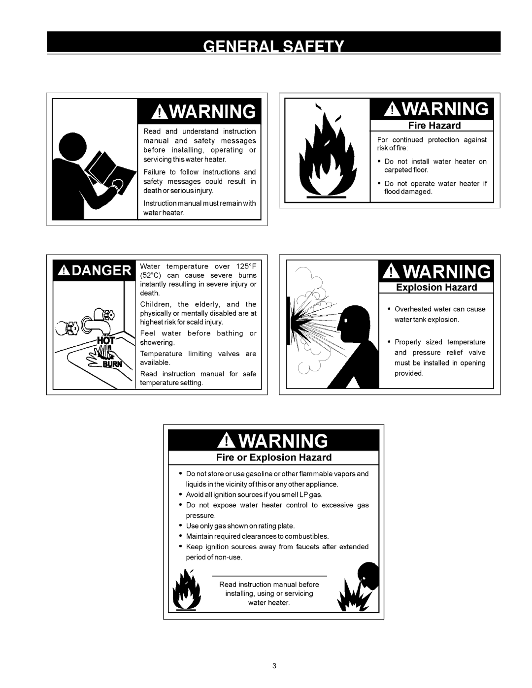 A.O. Smith ARGSS02708 instruction manual General Safety 