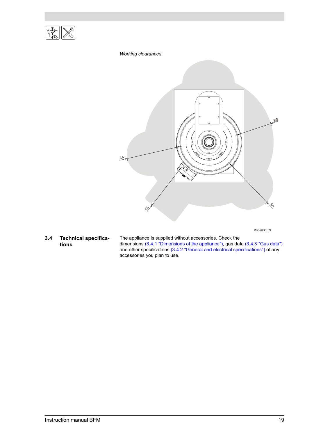 A.O. Smith BFM - 120, BFM - 100 manual Technical specifica- tions 