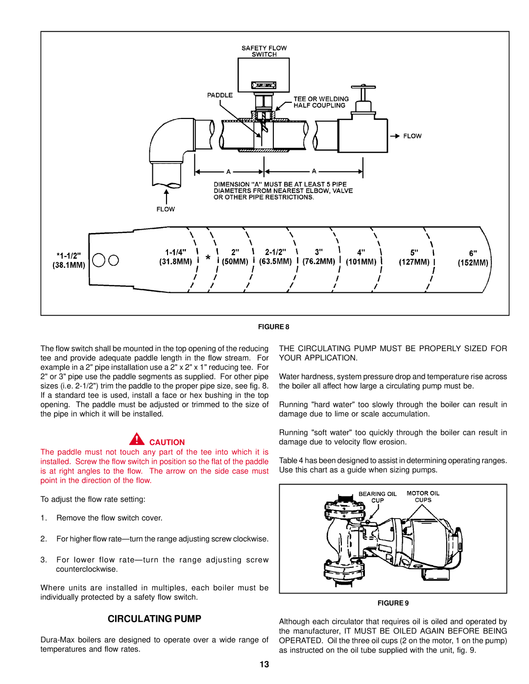 A.O. Smith DB/DW-720-1810 warranty Circulating Pump Must be Properly Sized for Your Application 