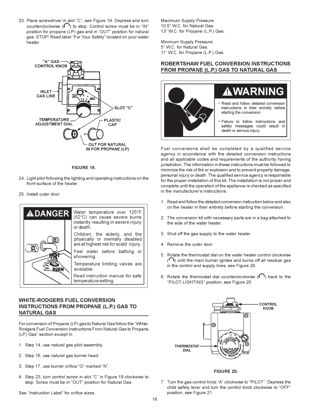 A.O. Smith FMV-40, FMV-30, FMV-50, 185874-001 instruction manual 