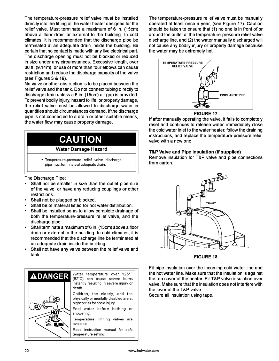 A.O. Smith HYB-90N warranty T&P Valve and Pipe Insulation if supplied 