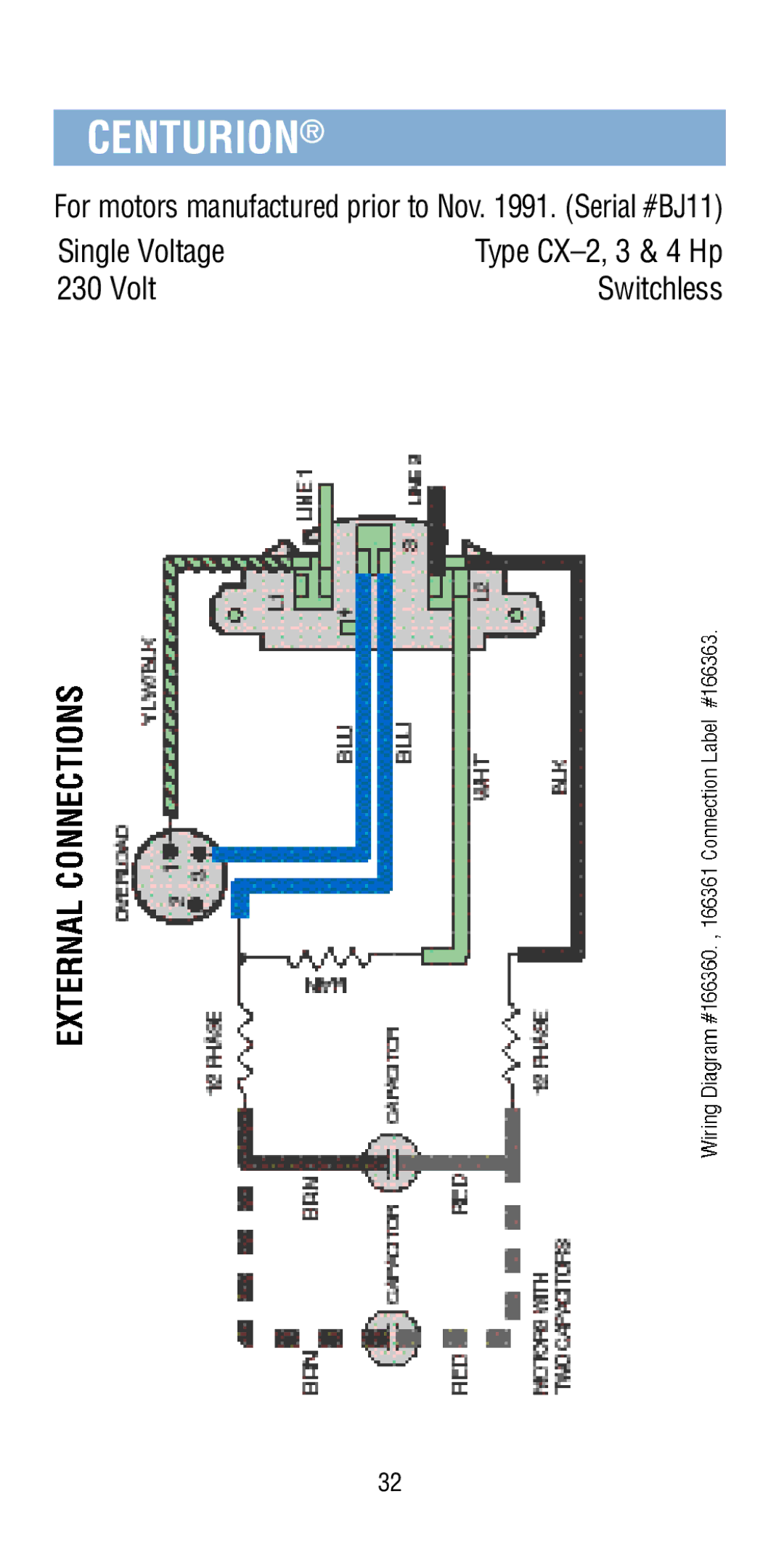 A.O. Smith Pool & Spa Motor manual Single Voltage, Volt Switchless 