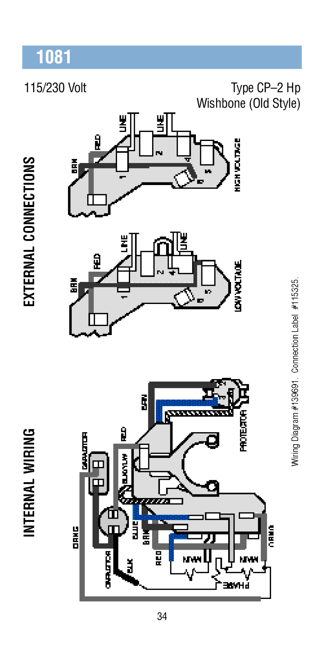 A.O. Smith Pool & Spa Motor manual Type CP-2 Hp 