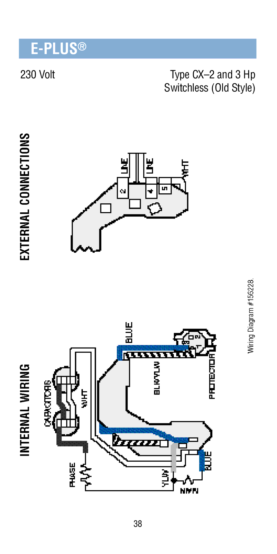 A.O. Smith Pool & Spa Motor manual Plus, Switchless Old Style 