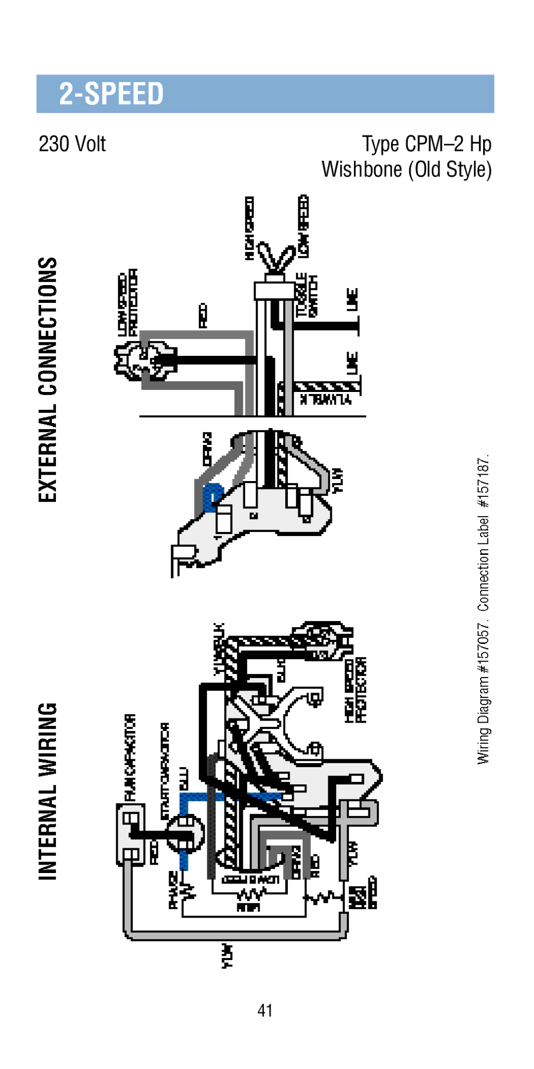 A.O. Smith Pool & Spa Motor manual Type CPM-2 Hp 