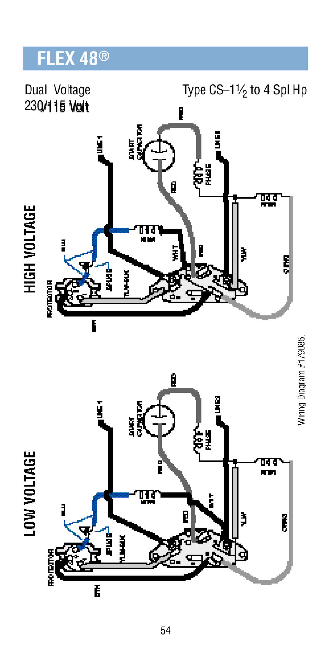 A.O. Smith Pool & Spa Motor manual Type CS-11⁄ to 4 Spl Hp 