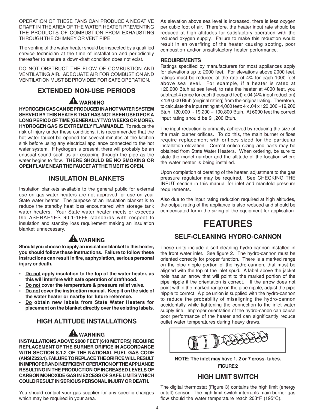 A.O. Smith SBD 30 150 warranty Features 