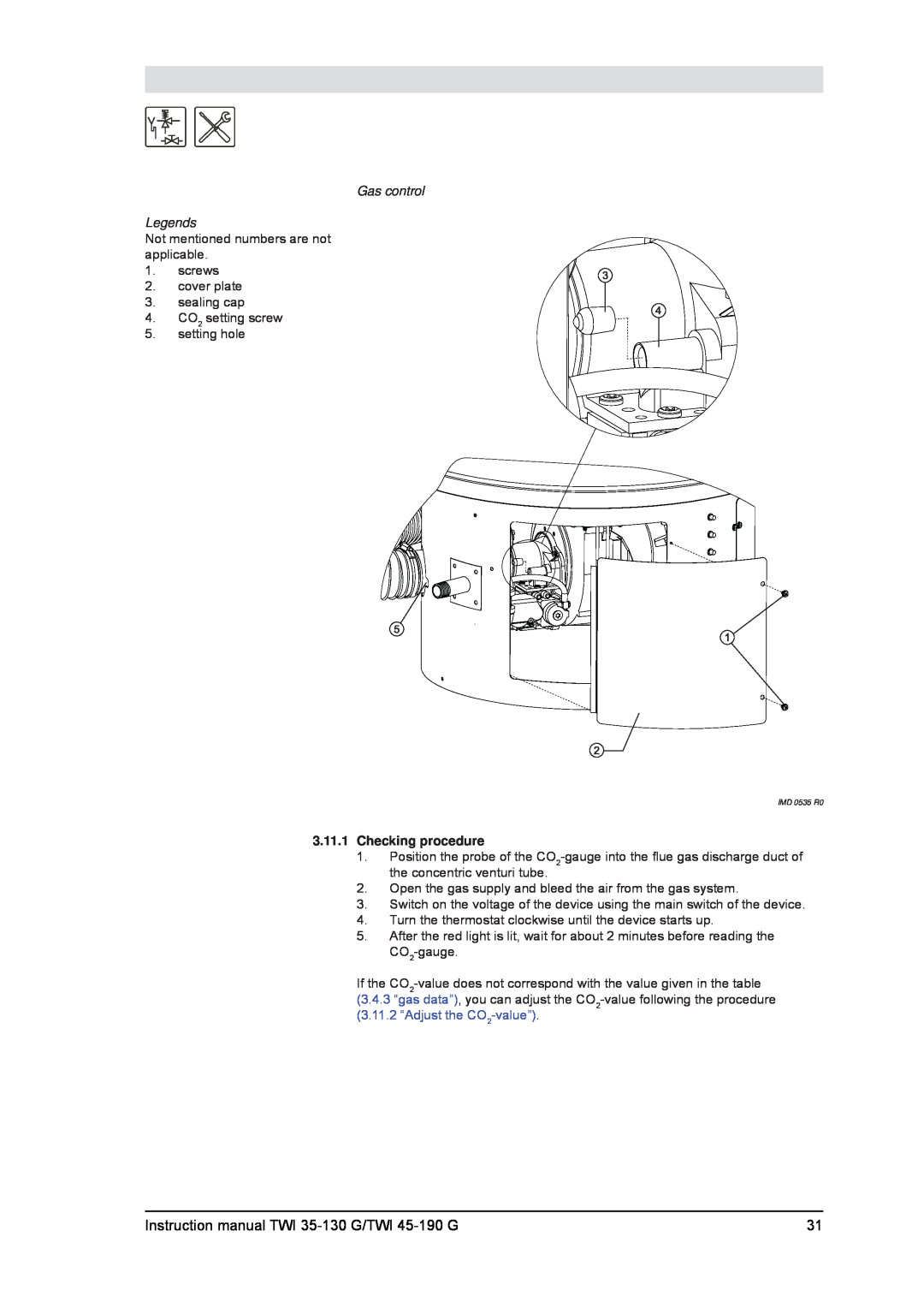 A.O. Smith service manual Checking procedure, Instruction manual TWI 35-130 G/TWI 45-190 G 