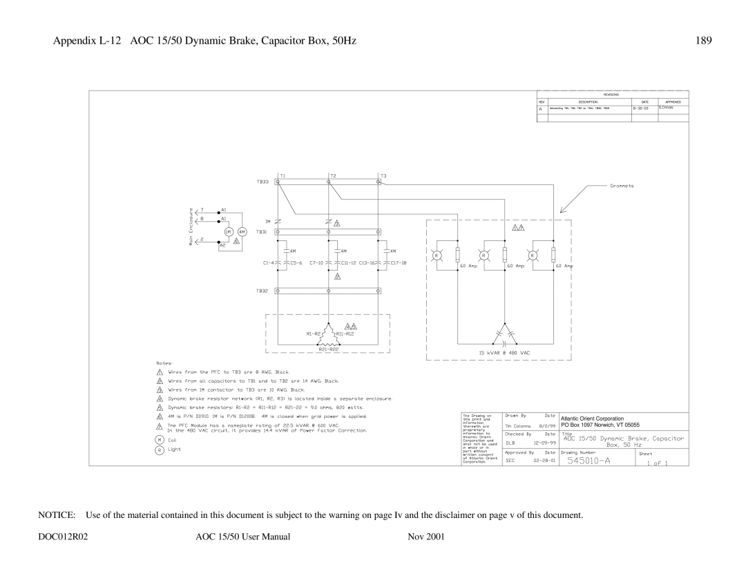 AOC 15 user manual DOC012R02 Nov 