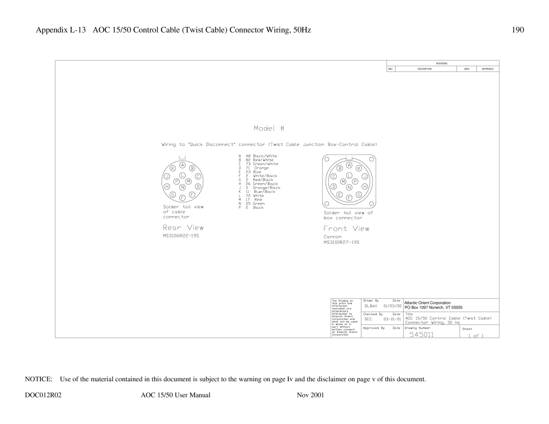 AOC 15 user manual DOC012R02 Nov 