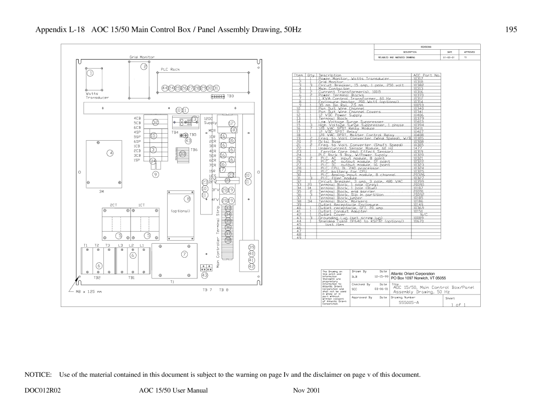 AOC 15 user manual DOC012R02 Nov 