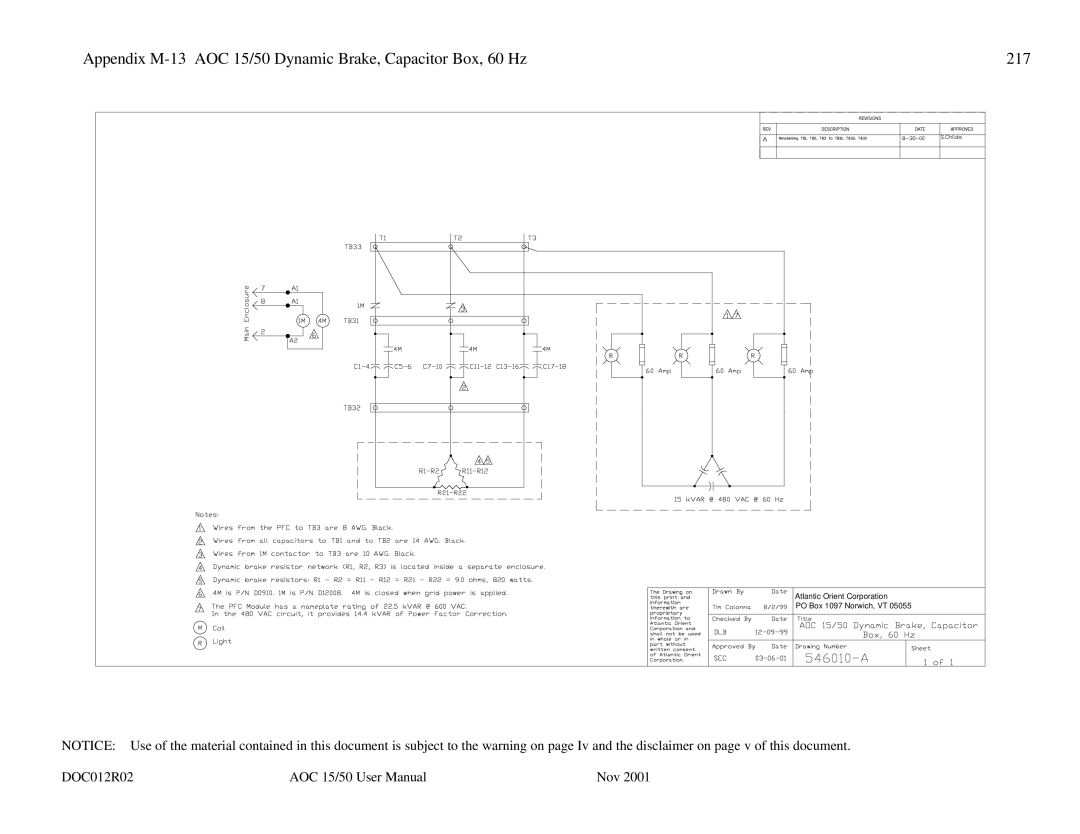 AOC 15 user manual DOC012R02 Nov 