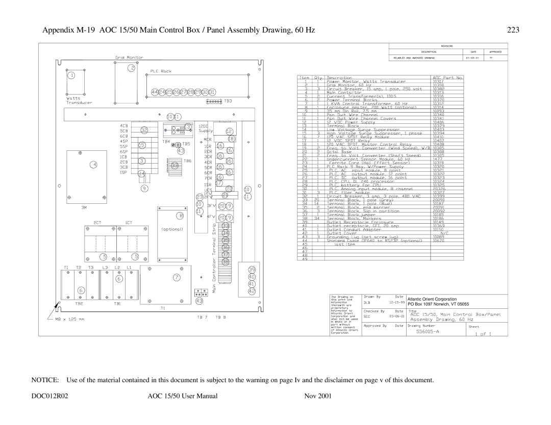 AOC 15 user manual DOC012R02 Nov 