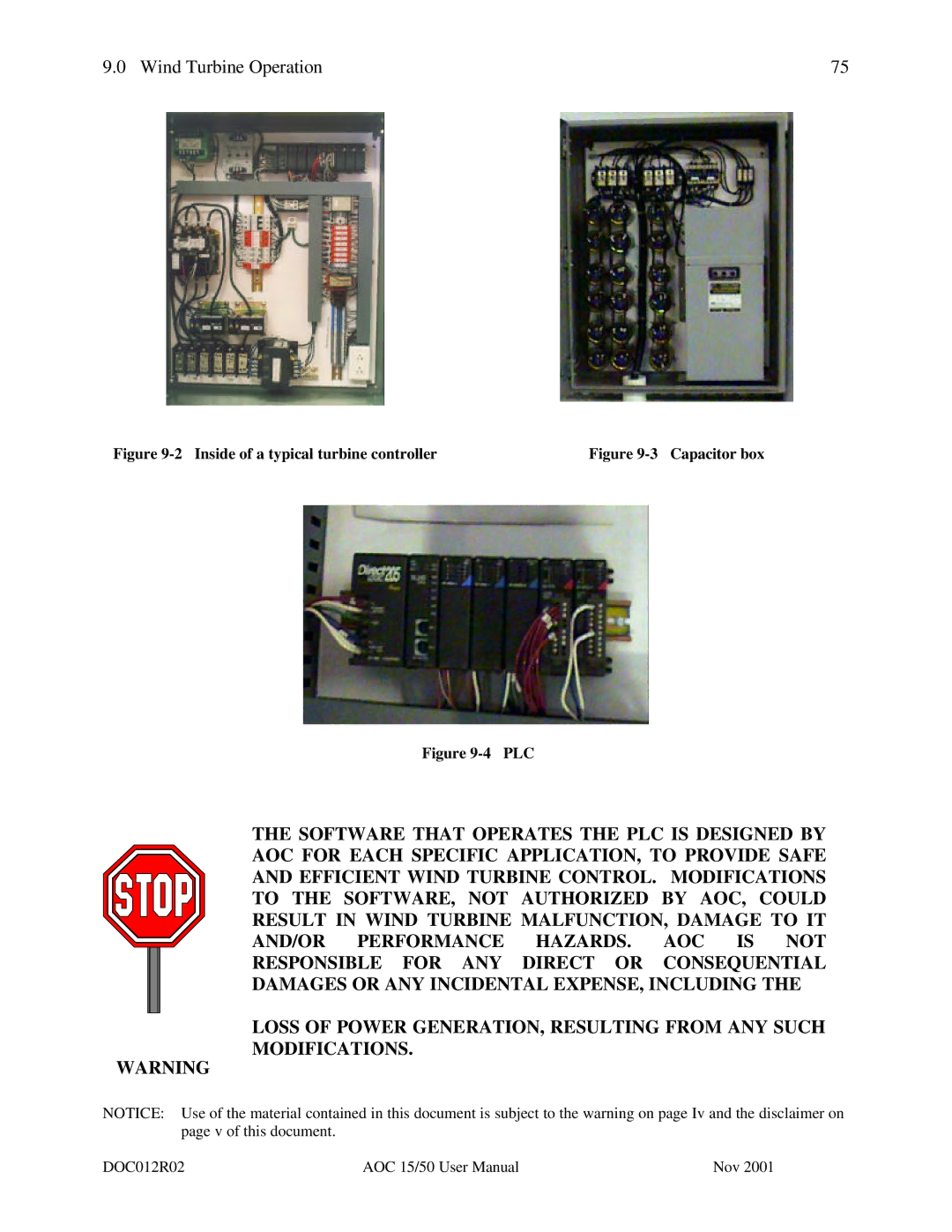 AOC 15 user manual Inside of a typical turbine controller 