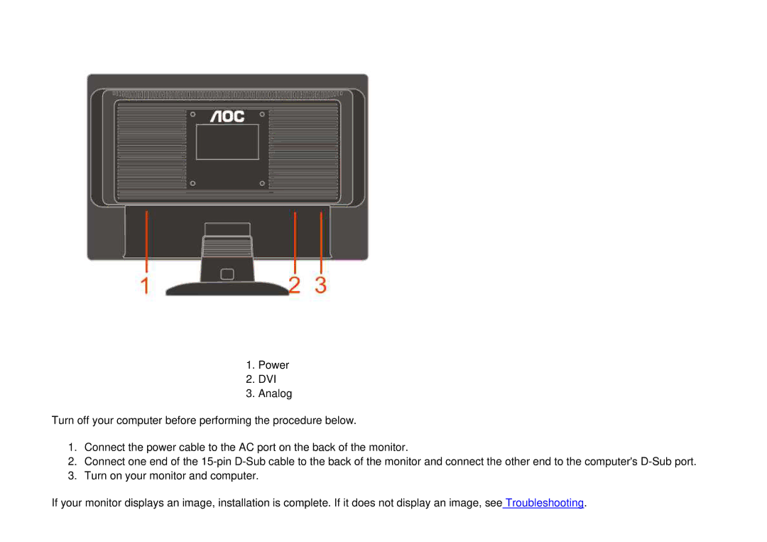 AOC 917VW user manual 