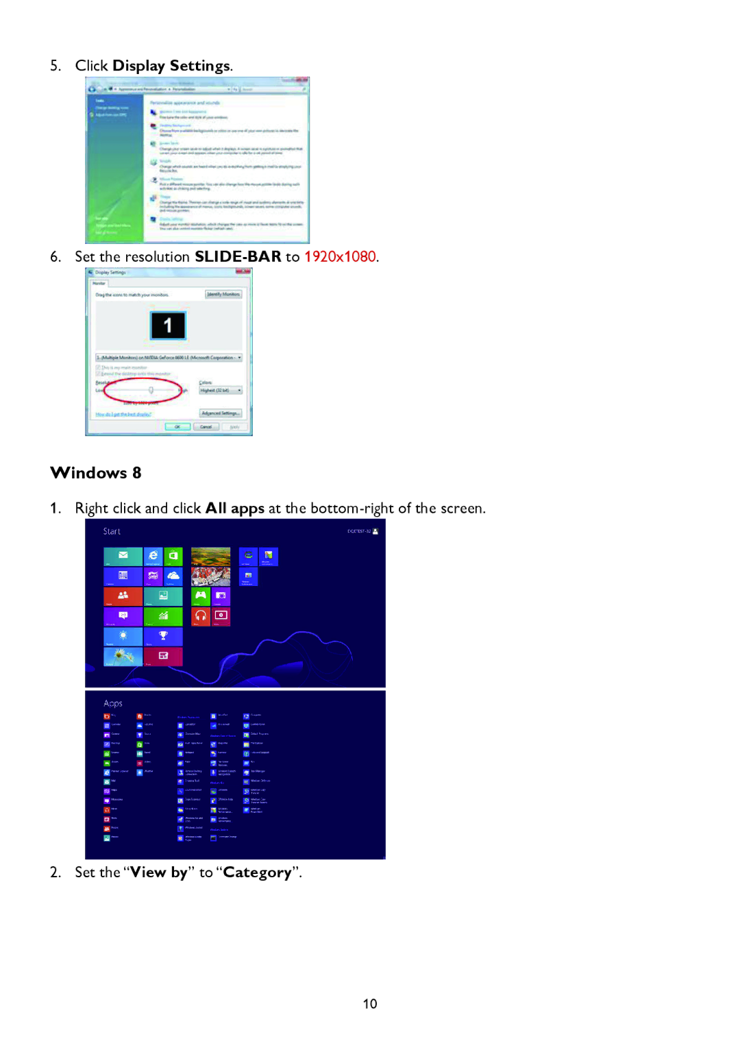 AOC A2258P user manual Windows 