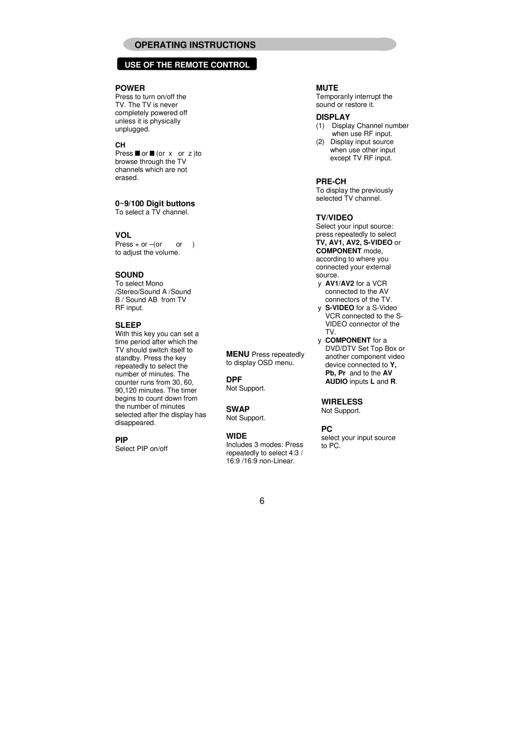 AOC A27W231 user manual Operating Instructions, ~9/100 Digit buttons 