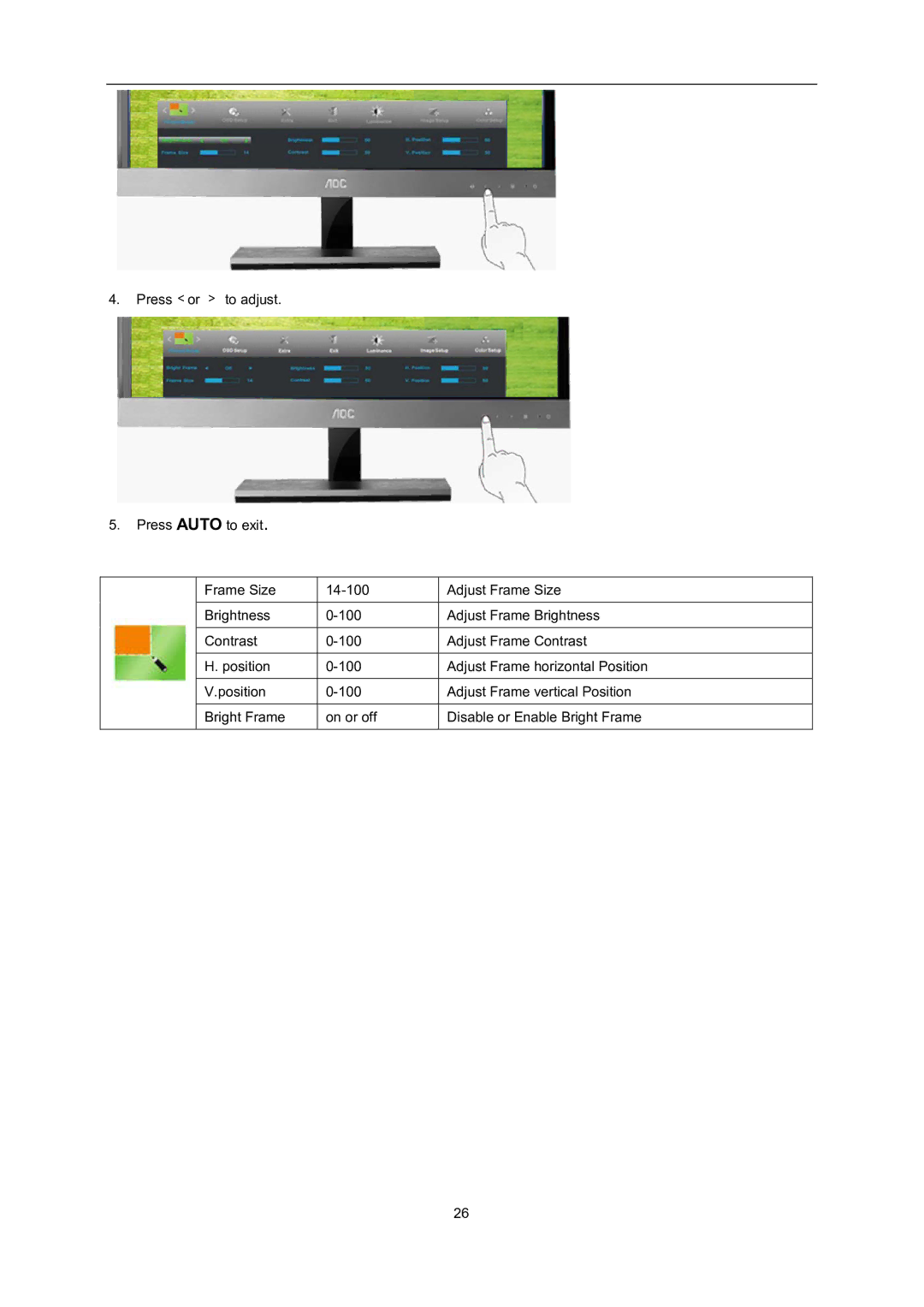 AOC D2757PH user manual 