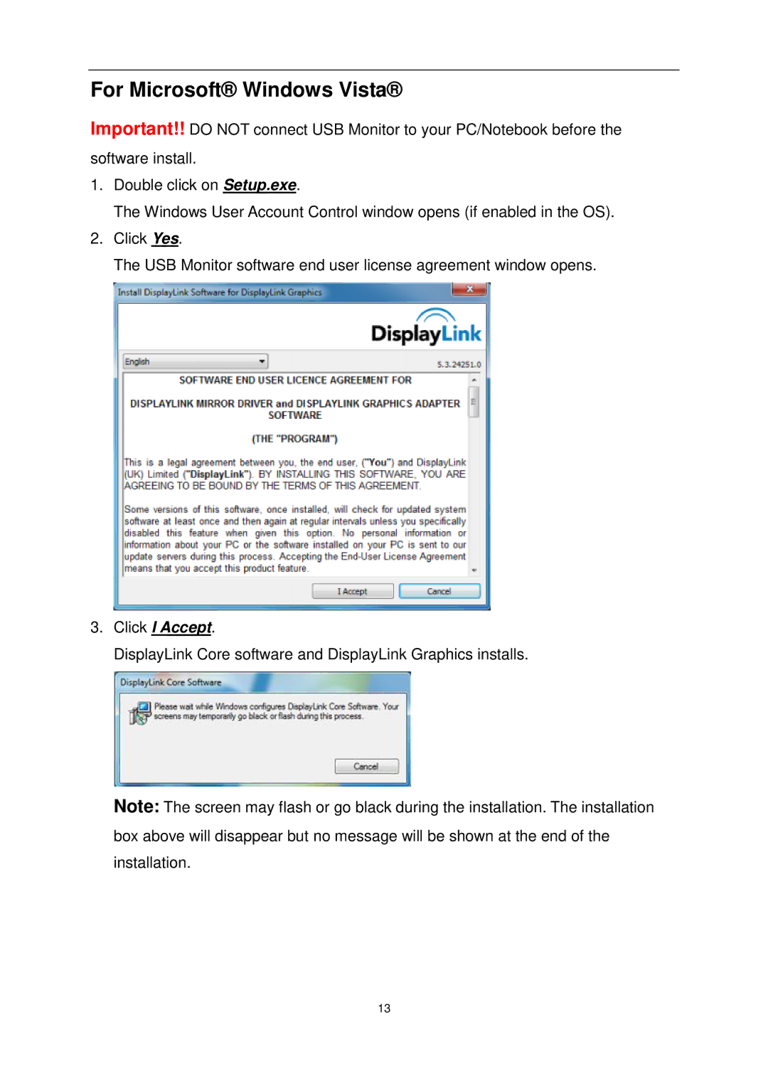 AOC E1649FWU user manual For Microsoft Windows Vista 