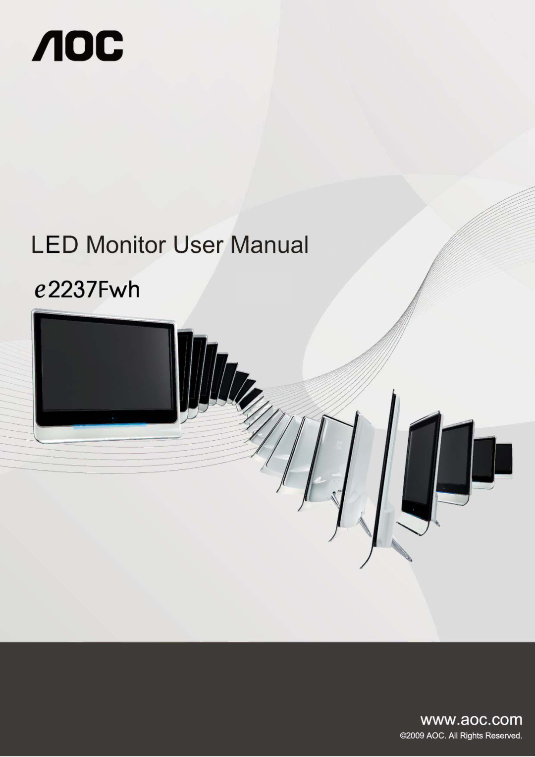 AOC e2236Fwh manual 