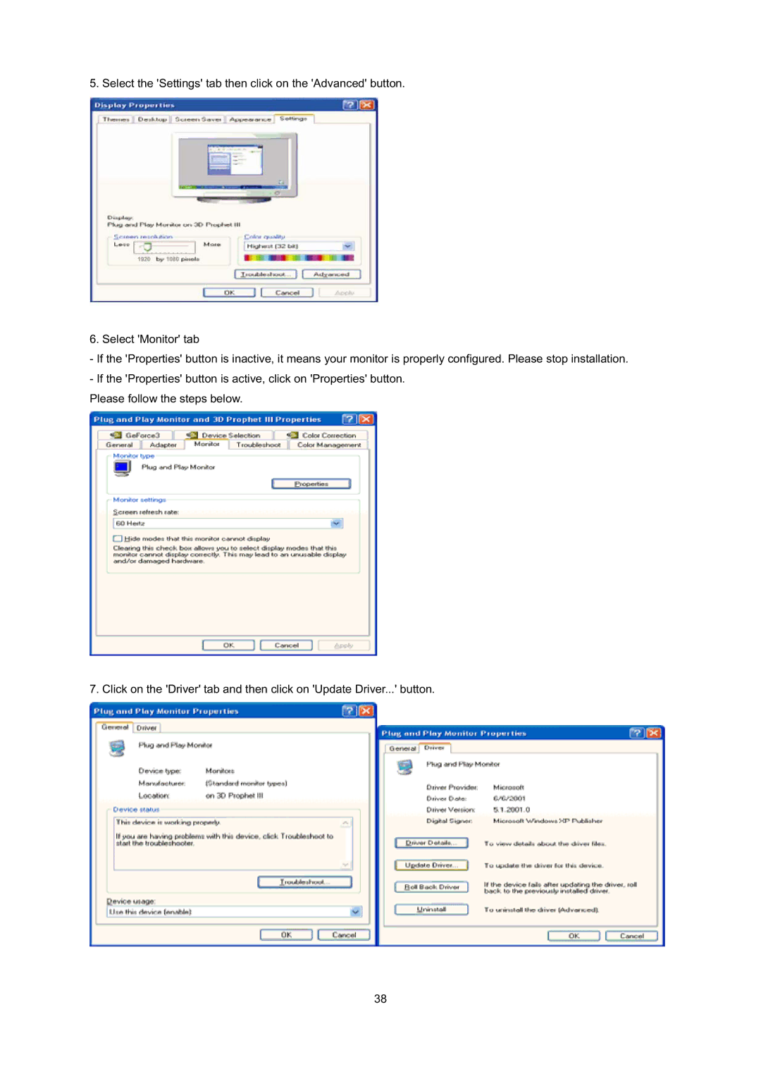 AOC E2239FWT manual 